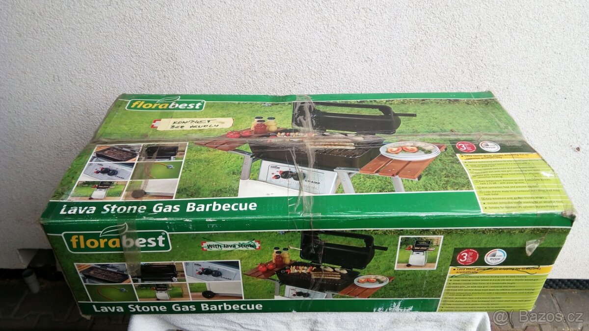 GRIL plynový, 2 x hořák, provozuschopný - 3