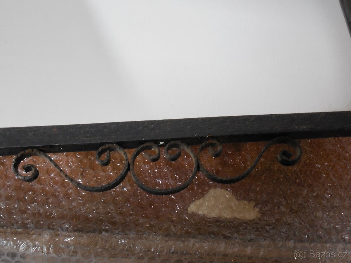 zrcadlo v kovovém rámu - 3