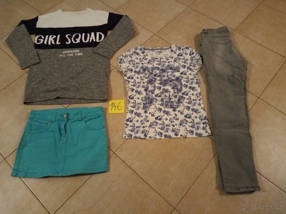 Oblečení holka vel. 140- 158,170 - 3