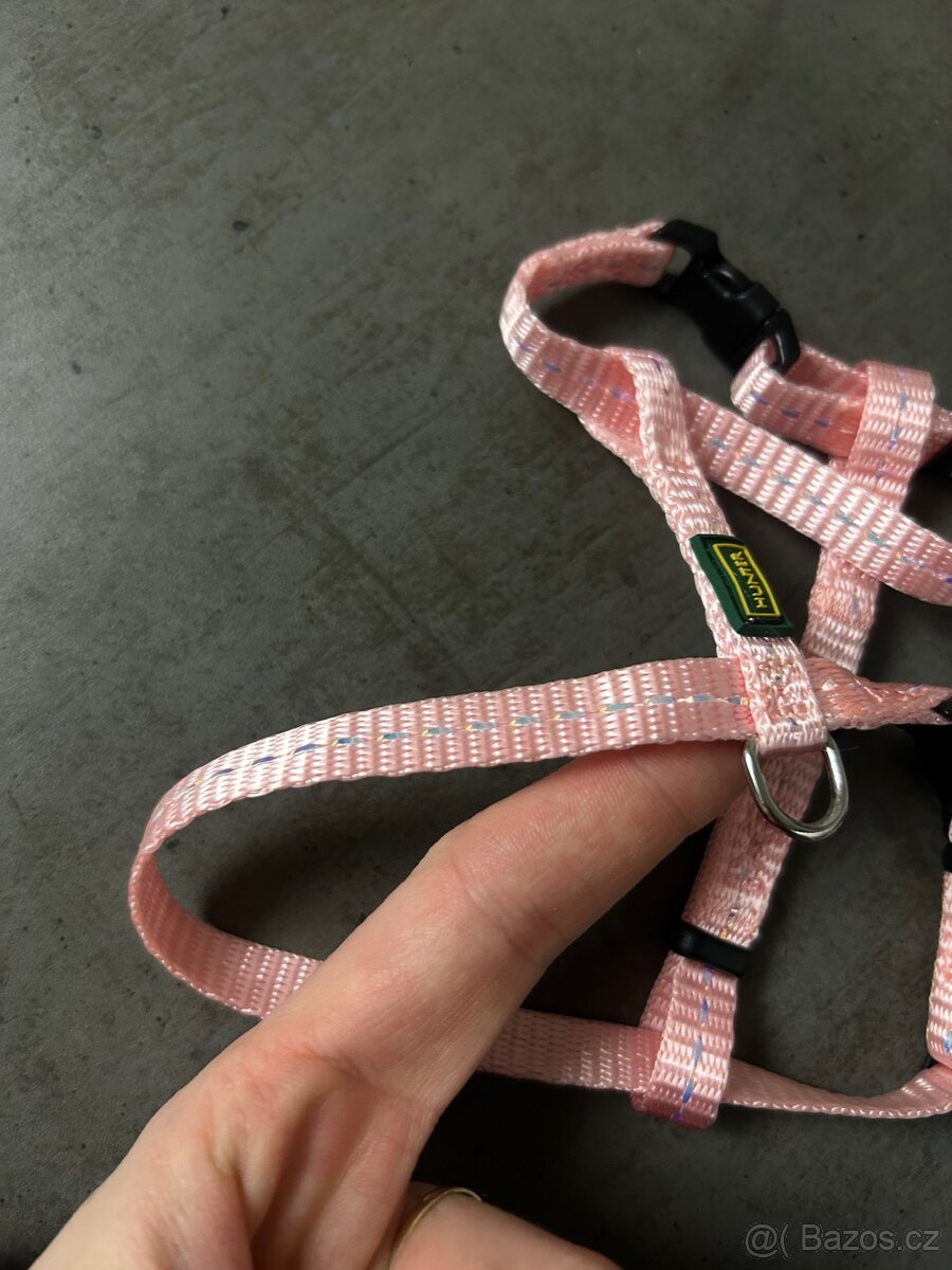 Postroj pro štěně HUNTER TRIPOLI růžová - 3