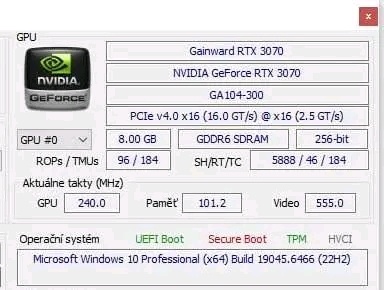 Grafická karta NVIDIA GeForce RTX 3070 8GB. - 3