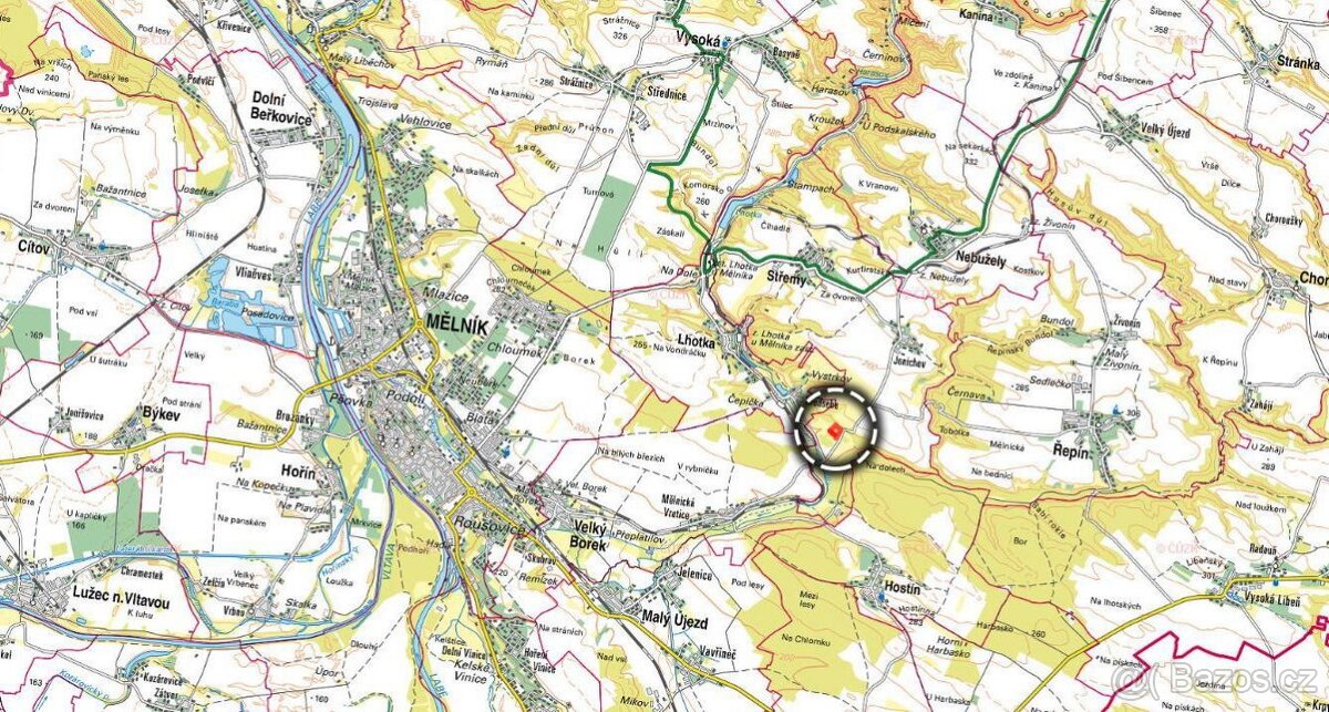 Louka, prodej, Jenichov, Střemy, Mělník - 3