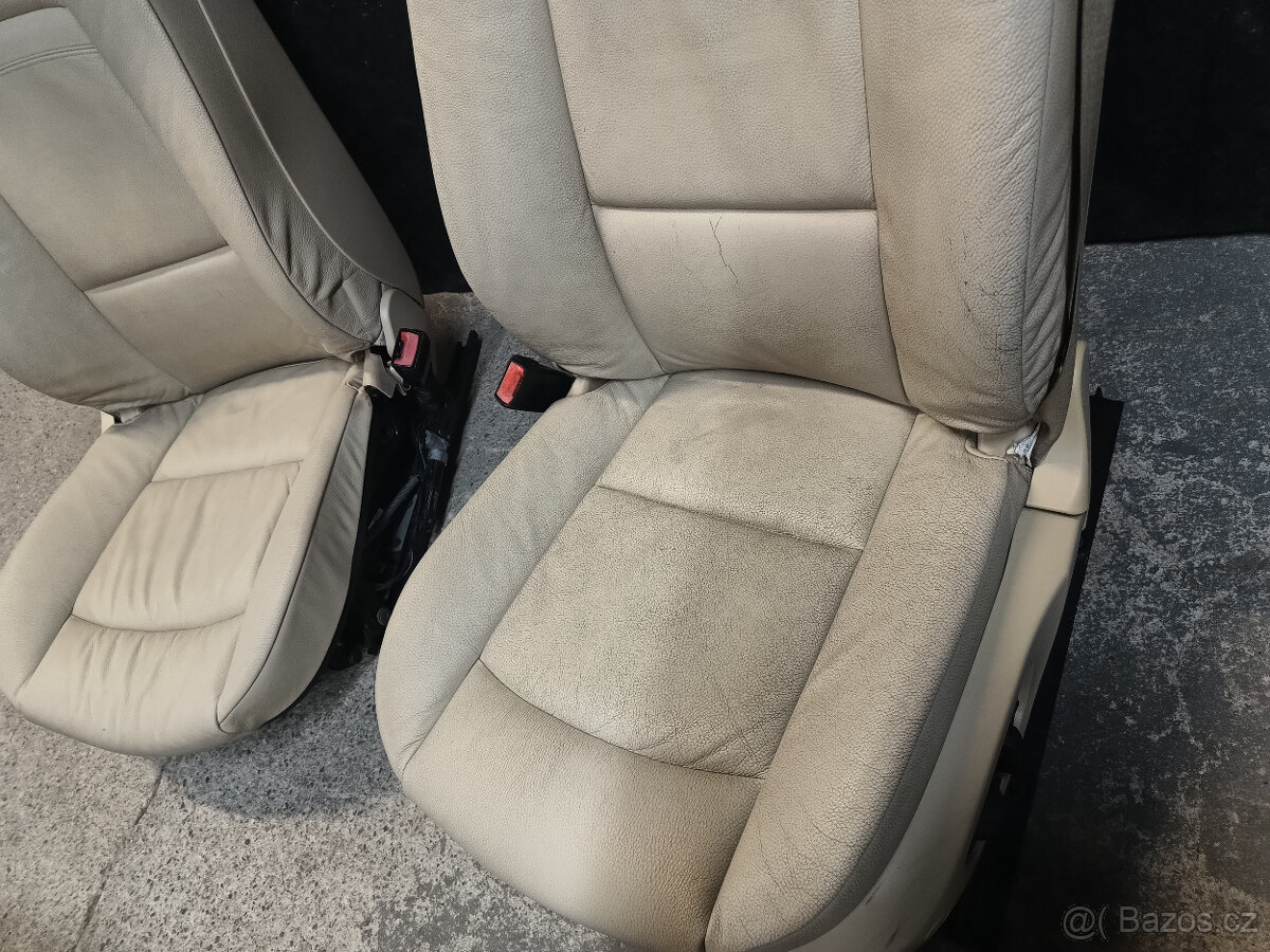 ++ dily sedačky BMW e93 - kůže CreamBiege - 3