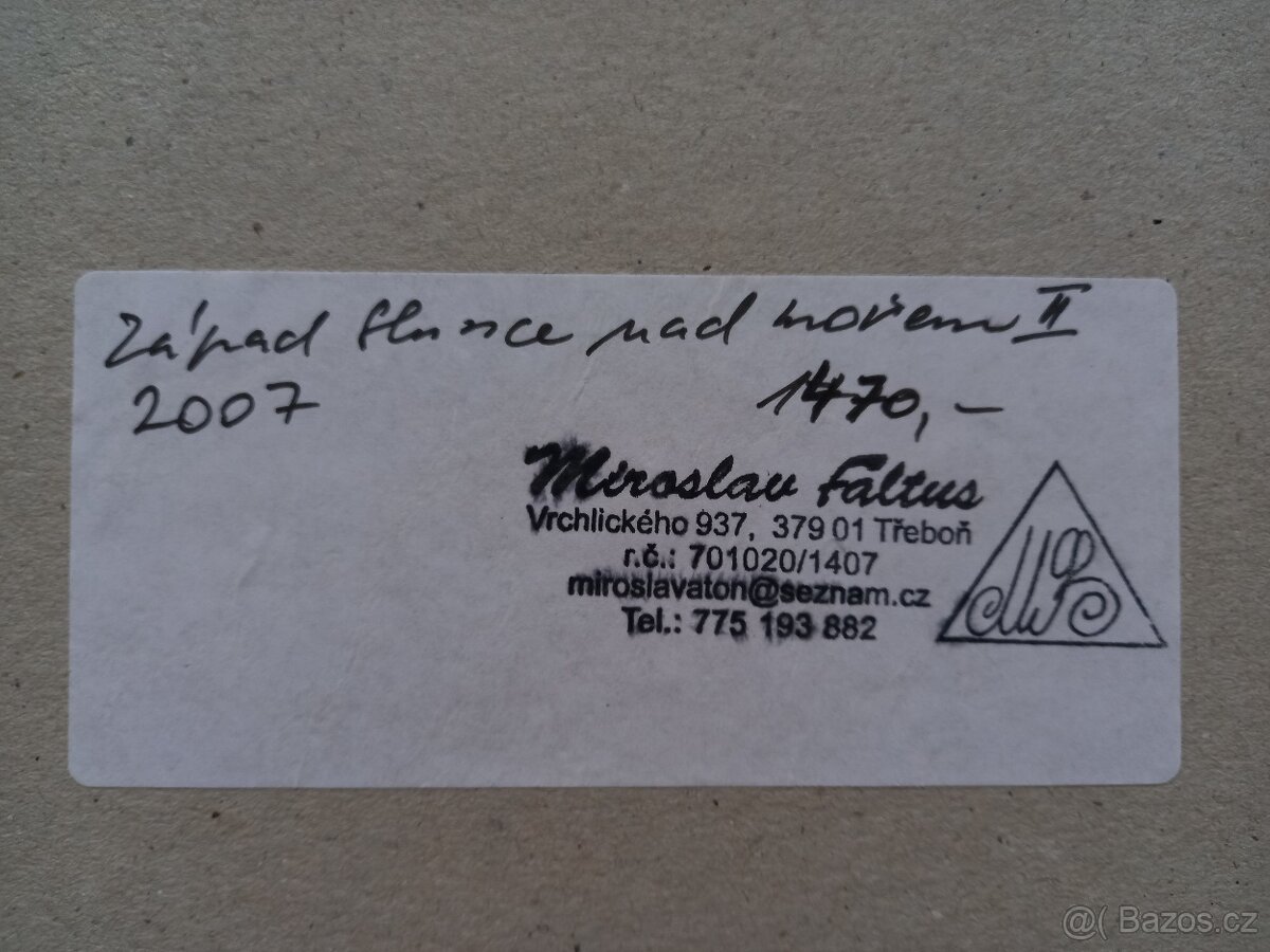 Obraz Západ slunce - 3