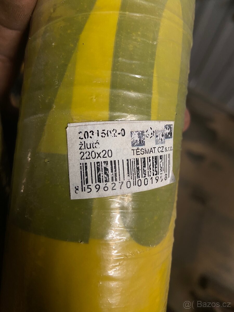 Fólie žlutá "POZOR PLYN" - 3