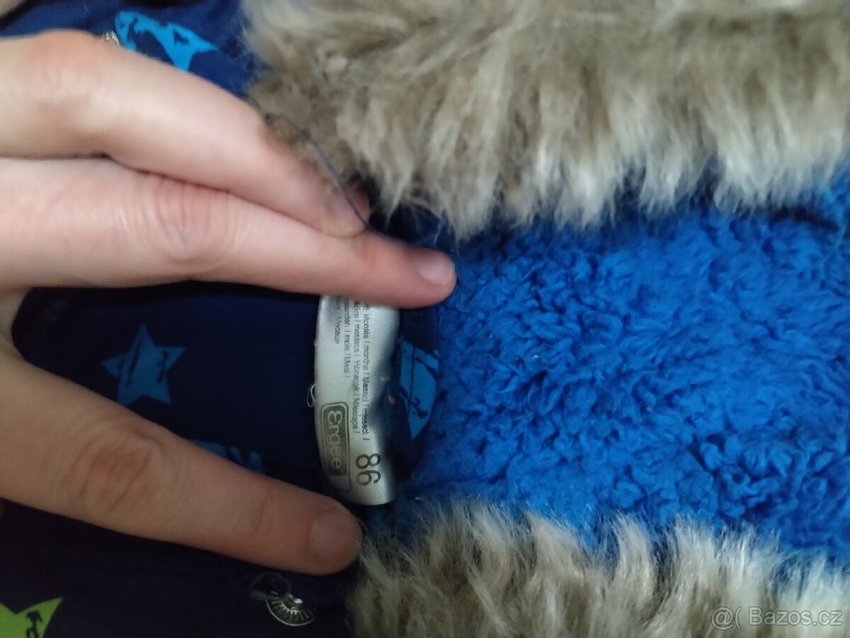 Dětská zimní bunda vel. 86 - 3