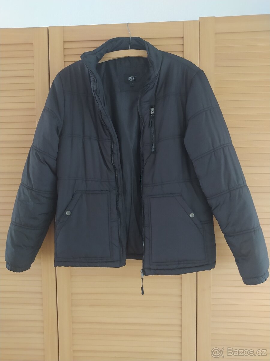 Černá bunda F&F - Velikost S - 3
