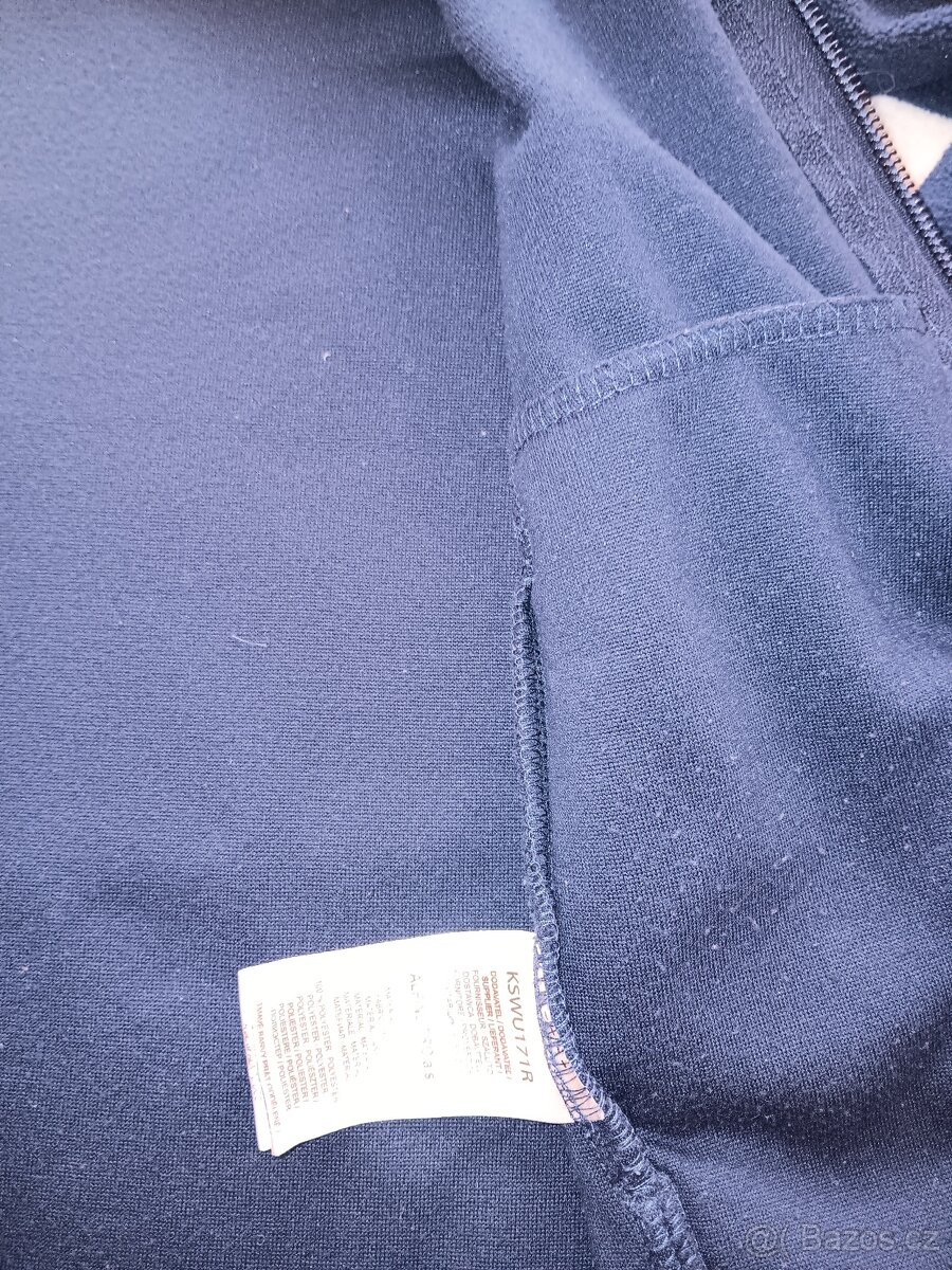 Tmavé modrá mikina Alpine Pro vel. 128/134 - 3