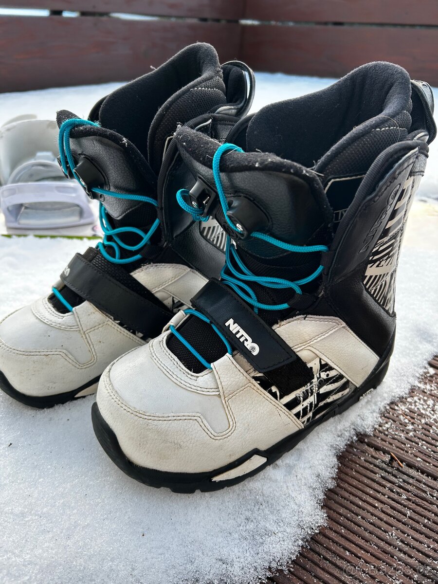 Snowboard 129 cm iTwo + vázání + boty NITRO EU38 (set) - 3