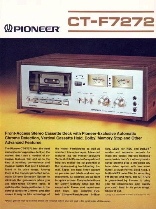 Pioneer CT-F7272 - 3