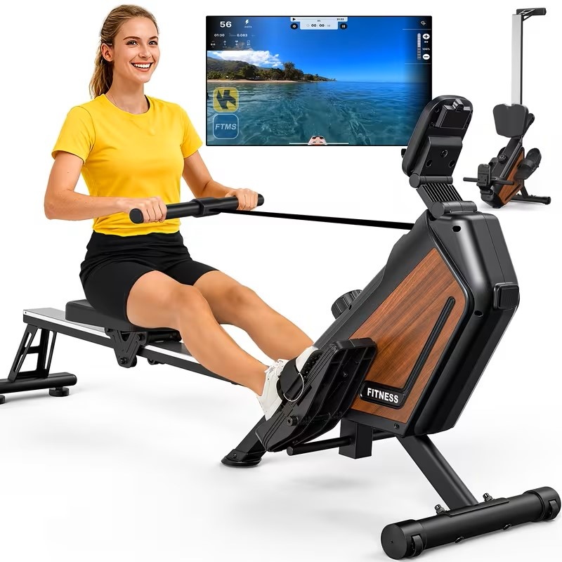 NOVÝ Veslovací domácí trenažér stroj - 3