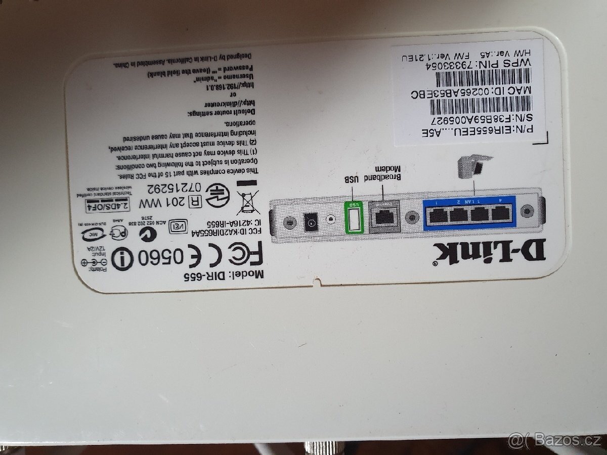 WiFi router D-Link - 3