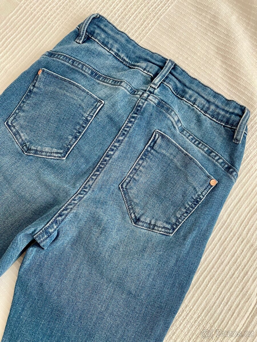 Dívčí skinny jeans, džíny 9-10 let - 3