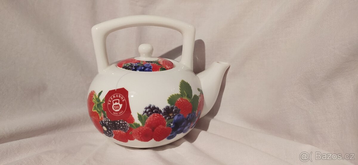 Porcelánová konvička na čaj - 3