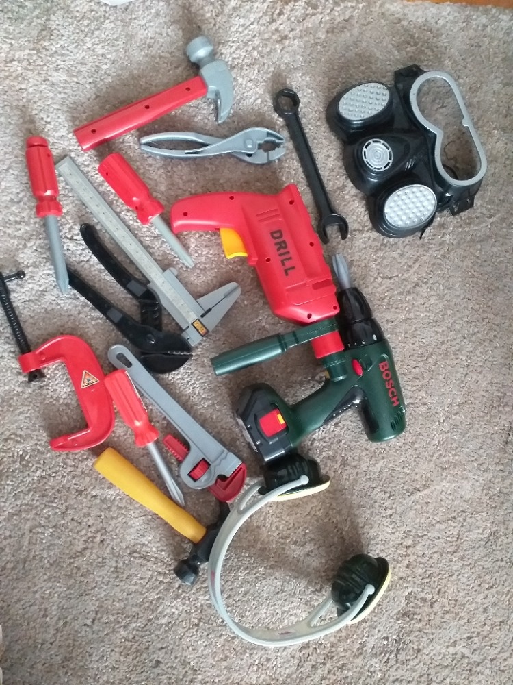 Aku vrtačka Bosch+další vrtačka a nářadí - 3