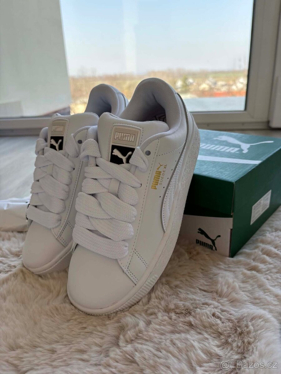 Puma Suede 38 bílé - 3