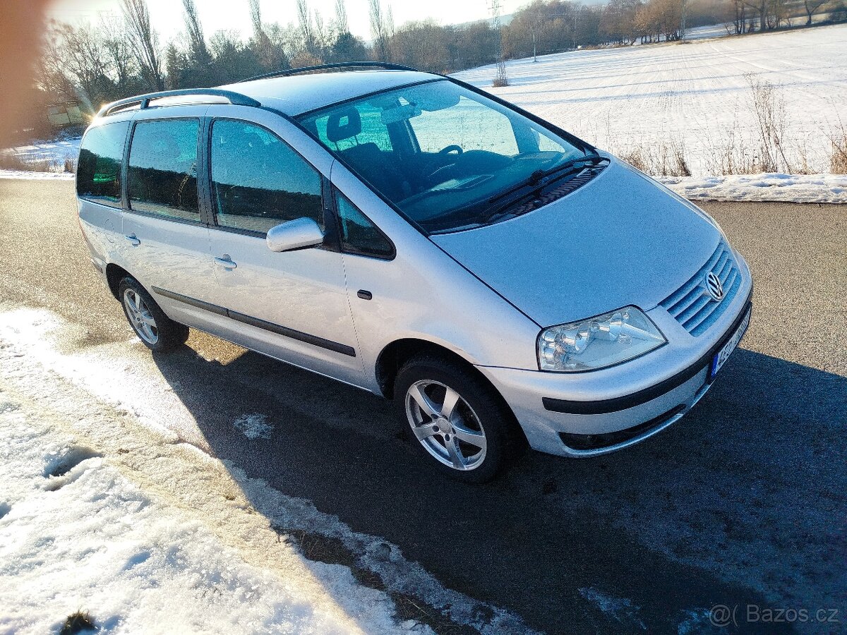 VW Sharan 1.9 tdi 7 mist nová stk - 3