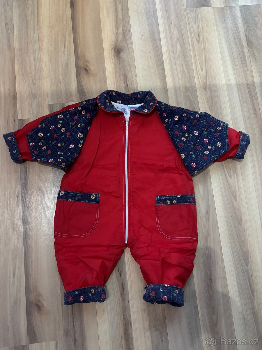 Kombinéza červená - 3