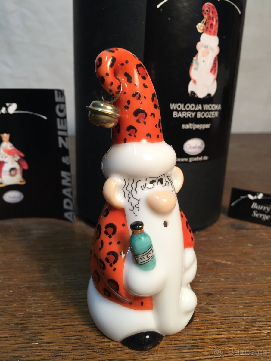 Porcelánová slánka Goebel Limit edice Santa Děda Mráz - 3