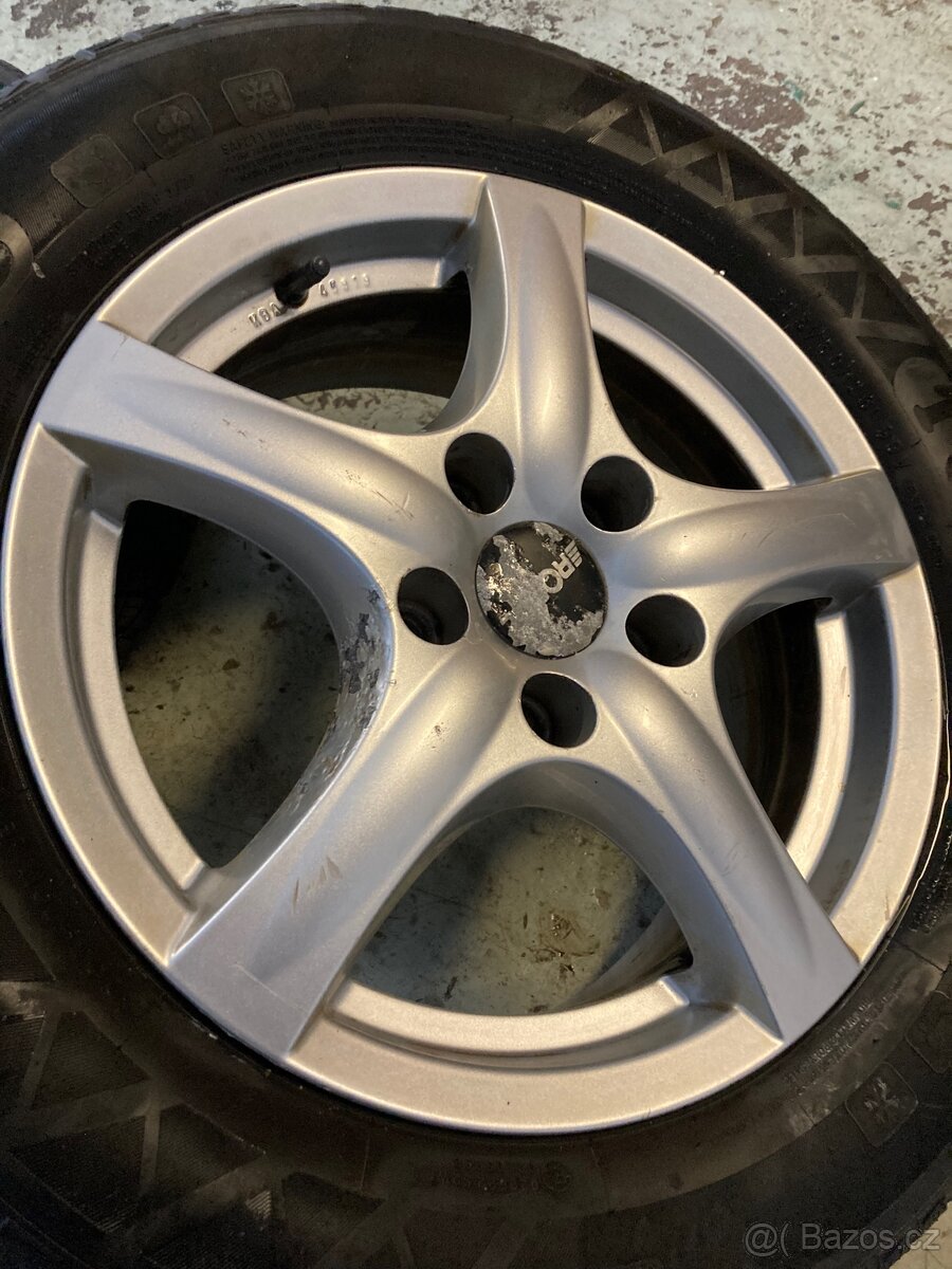 Litá kola RONAL 6.5J x 16H2 ET 45 + celoroční pneu Tomket - 3