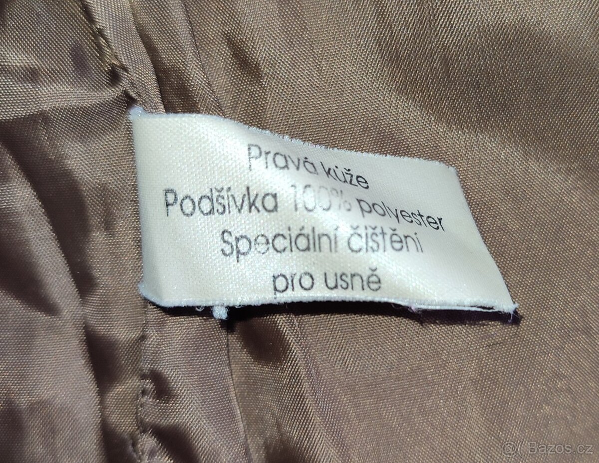 Dámský kožený kabátek KARA - 3