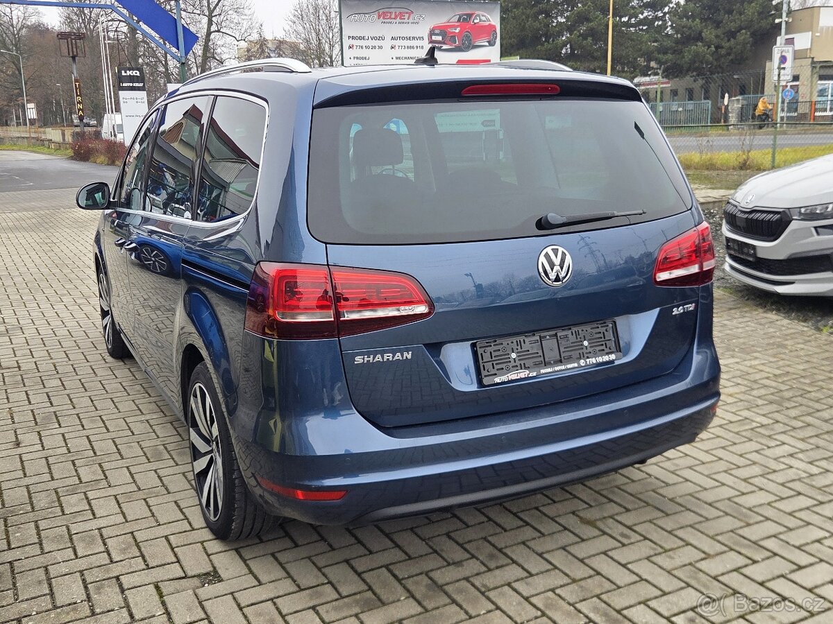 VW Sharan TDi DSG XENON NAVI VYHŘ.SEDAČKY TAŽNÉ - 3