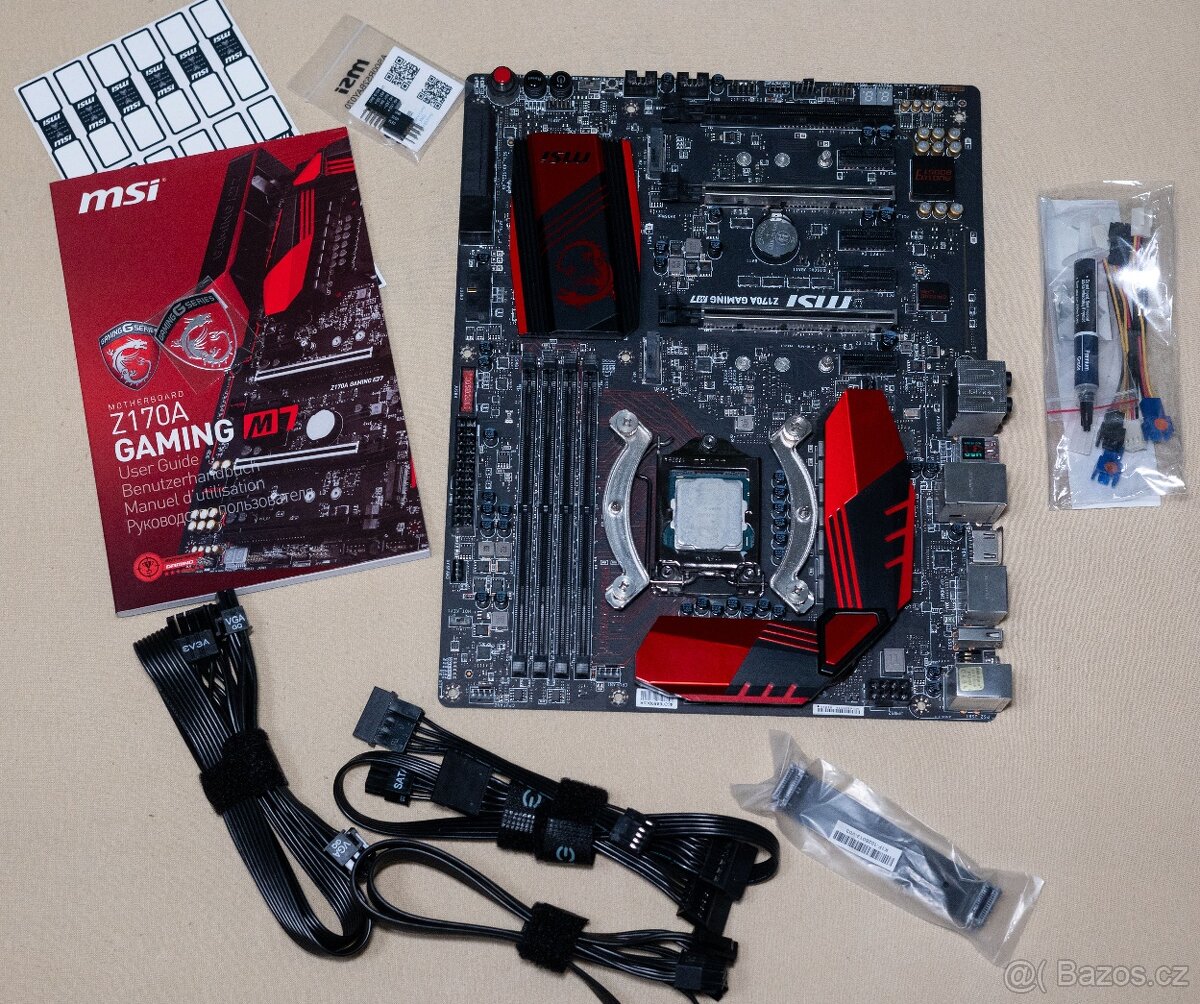Intel core i7 7700k + MSI Z170A GAMING M7 - 3
