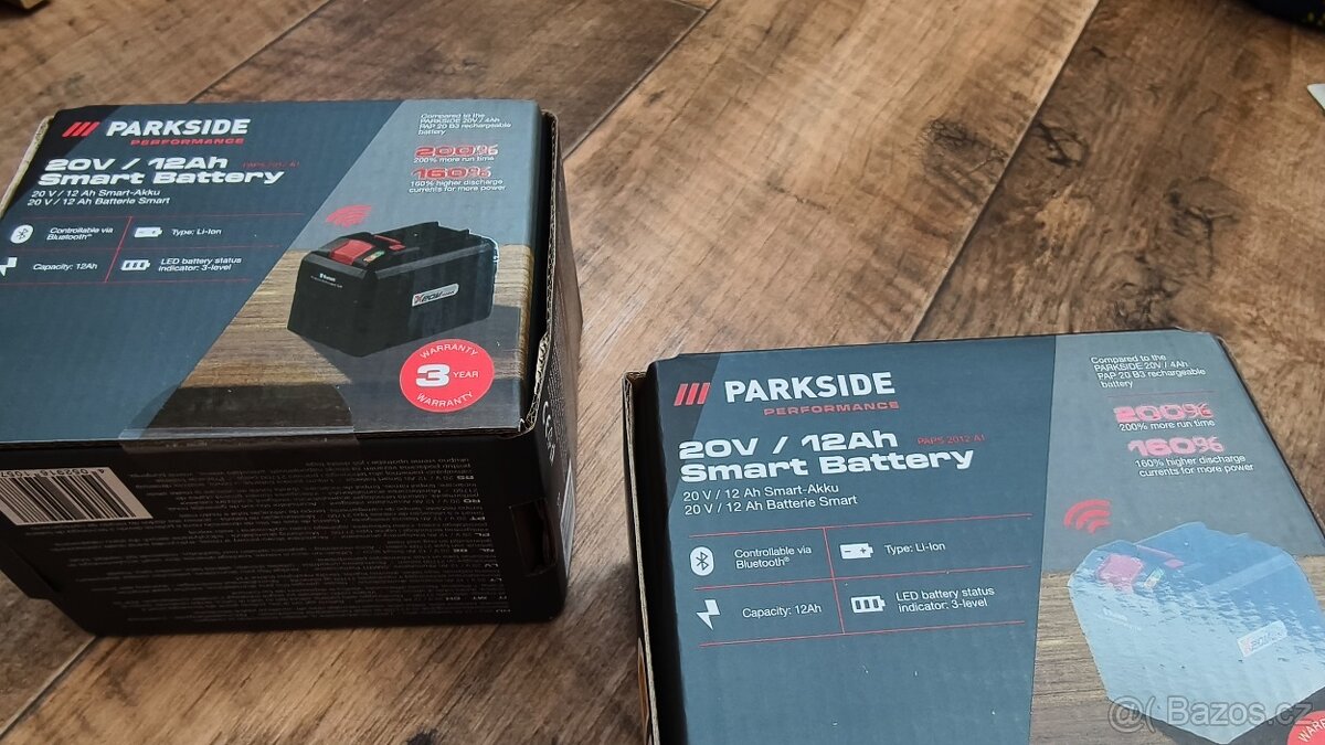 Parkside baterie 2x 12ah - 3