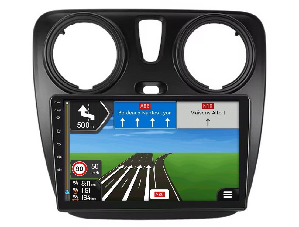 9" Dacia Dokker Lodgy - Android 14 - GPS rádio - 3