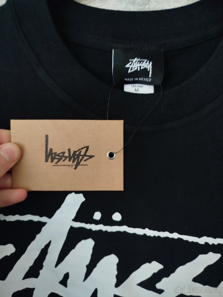 🔥 Tričko Stüssy x Supreme – černé 🔥 - 3