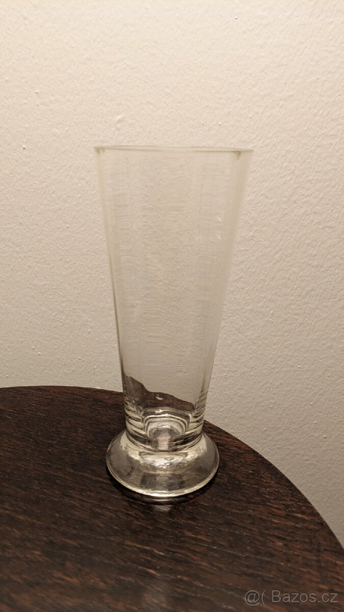 starožitné prvorepublikové sklo - 3