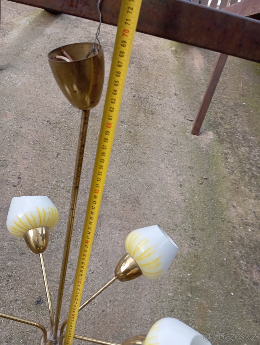 Stropní světlo, retro lustr - 3