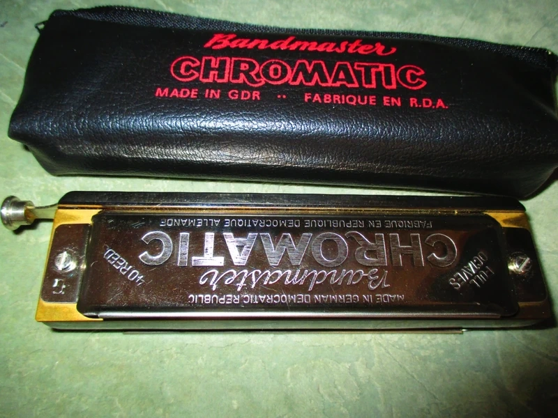 Chromatická foukací harmonika Bandmaster - 3