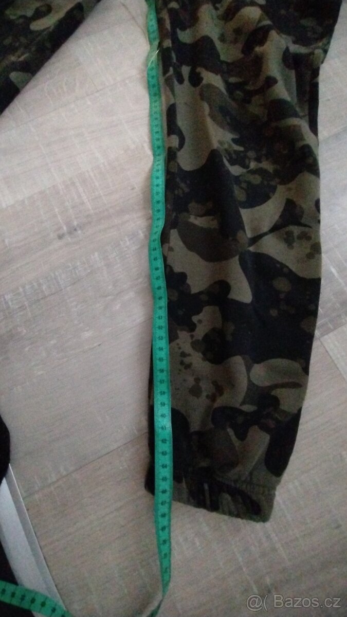 Tepláky vel.158 maskáče/teplé - 3