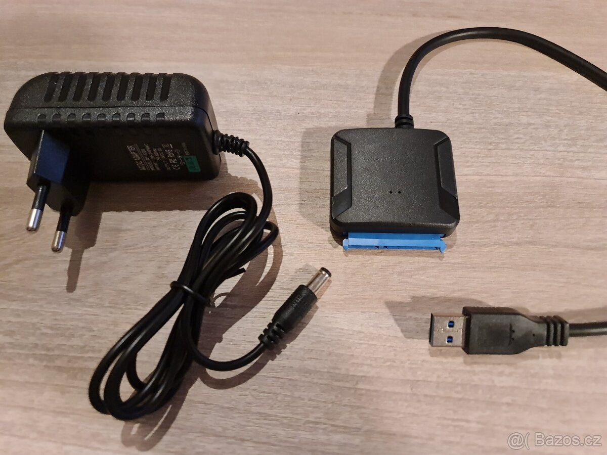 Adaptér USB 3.0 na SATA pro 2.5" a 3.5" HDD a SSD nové - 3