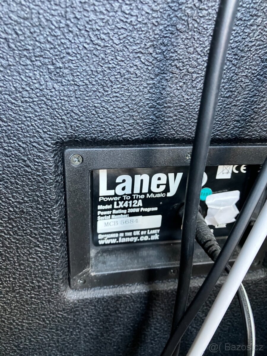 Laney LX120H + Laney LX412A 4x12\" – komplet stack - 3