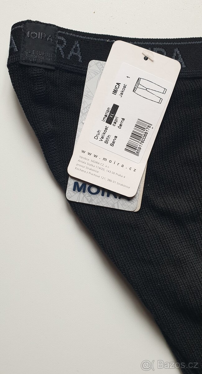 Pánské funkční 3/4 spodky MOIRA vel.XL NOVÉ - 3