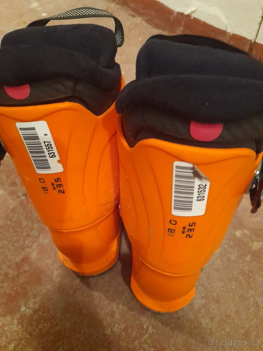 Prodám dětské lyže Cygnus 80 cm a boty Technica 28,5 - 3