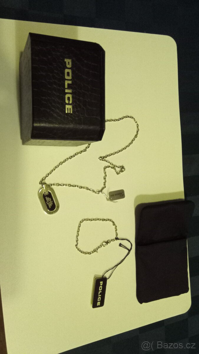 POLICE přívěsek na krk s náramkem - 3