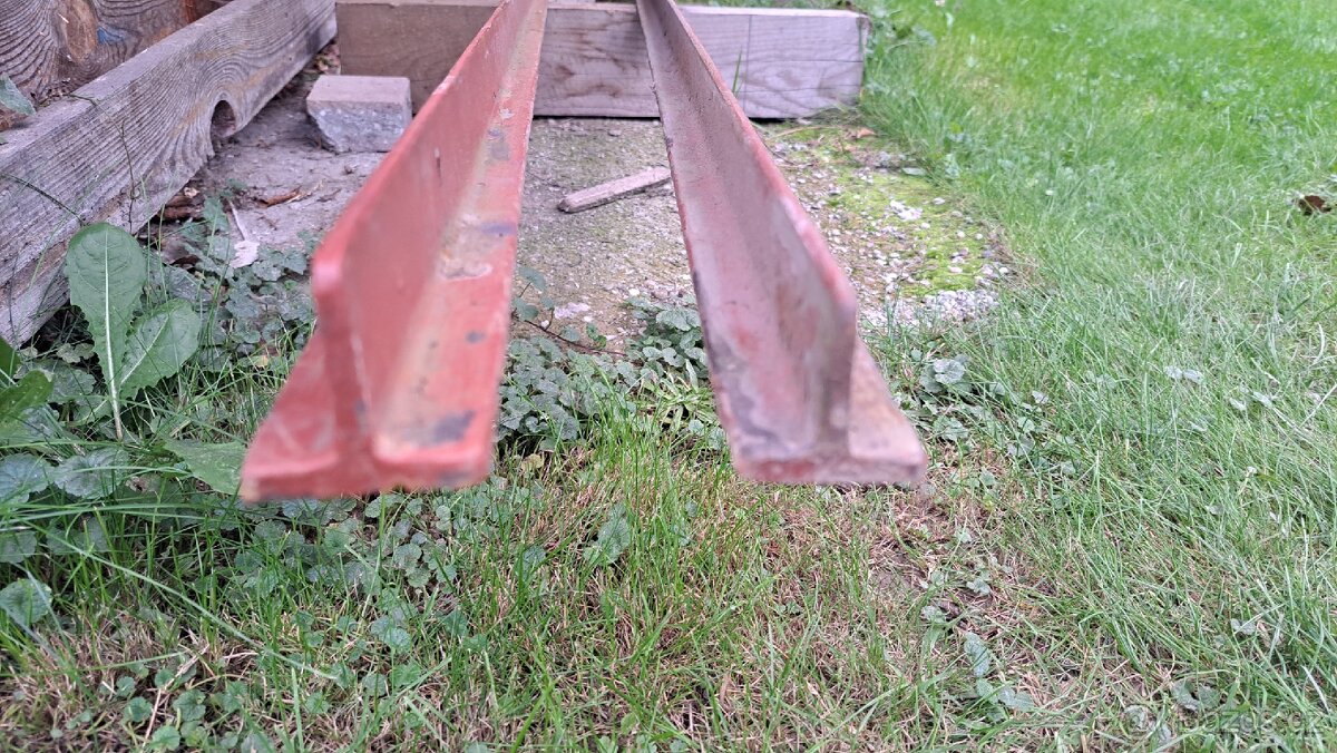 Ocelový nosník I 140 mm + T profil 40x40 mm - 3