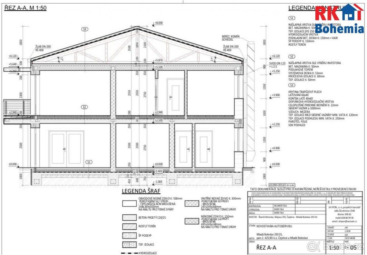 Prodej, komerční objekt, pozemek 660 m2, Mladá Boleslav, Čej - 3