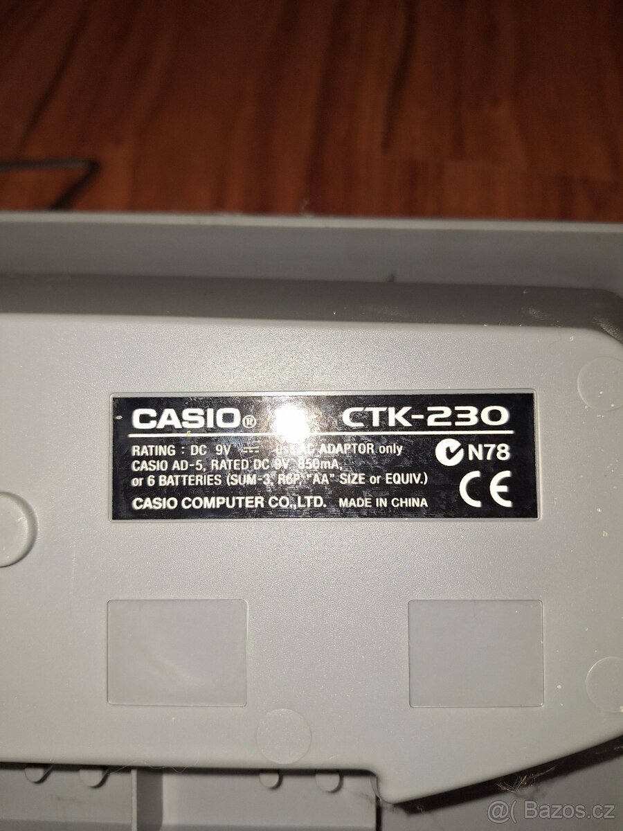 Klavesy CASIO CTK-230 - 3