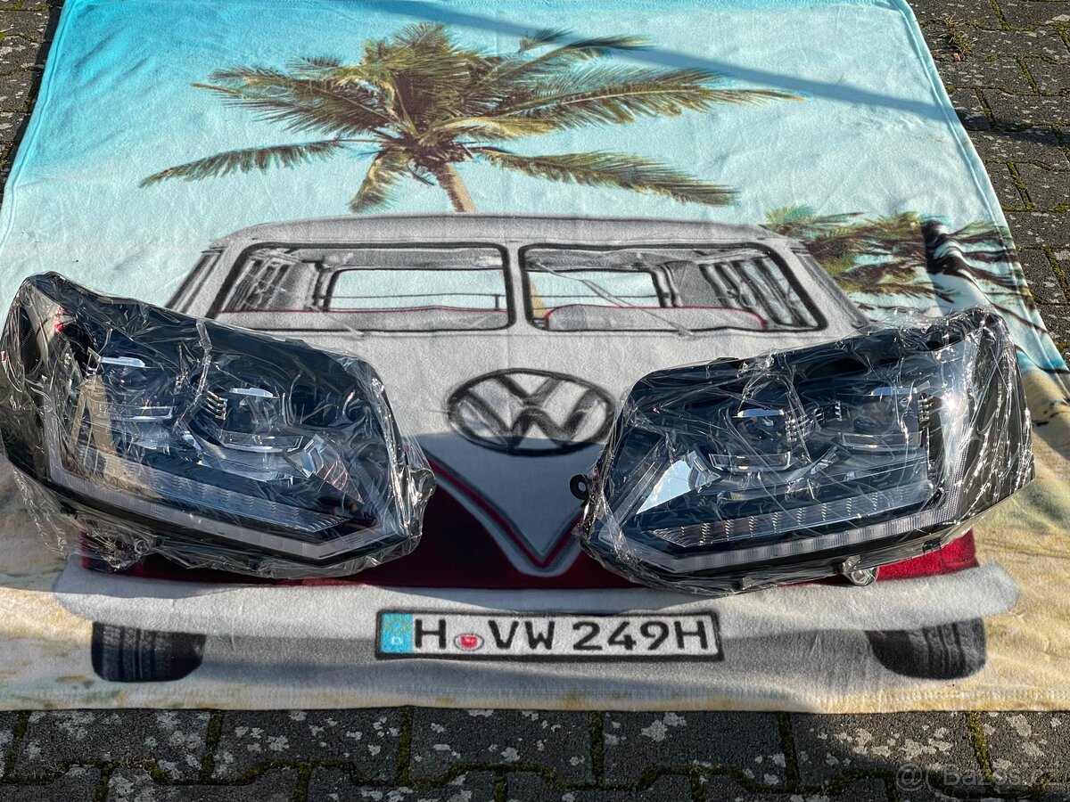 Full LED světlomety pro denní svícení VW T5 GP 09-15 E-mark - 3