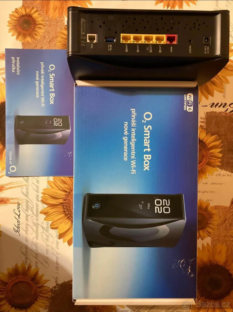 O2 smart box 2 wdsl Router a také na optiku - 3