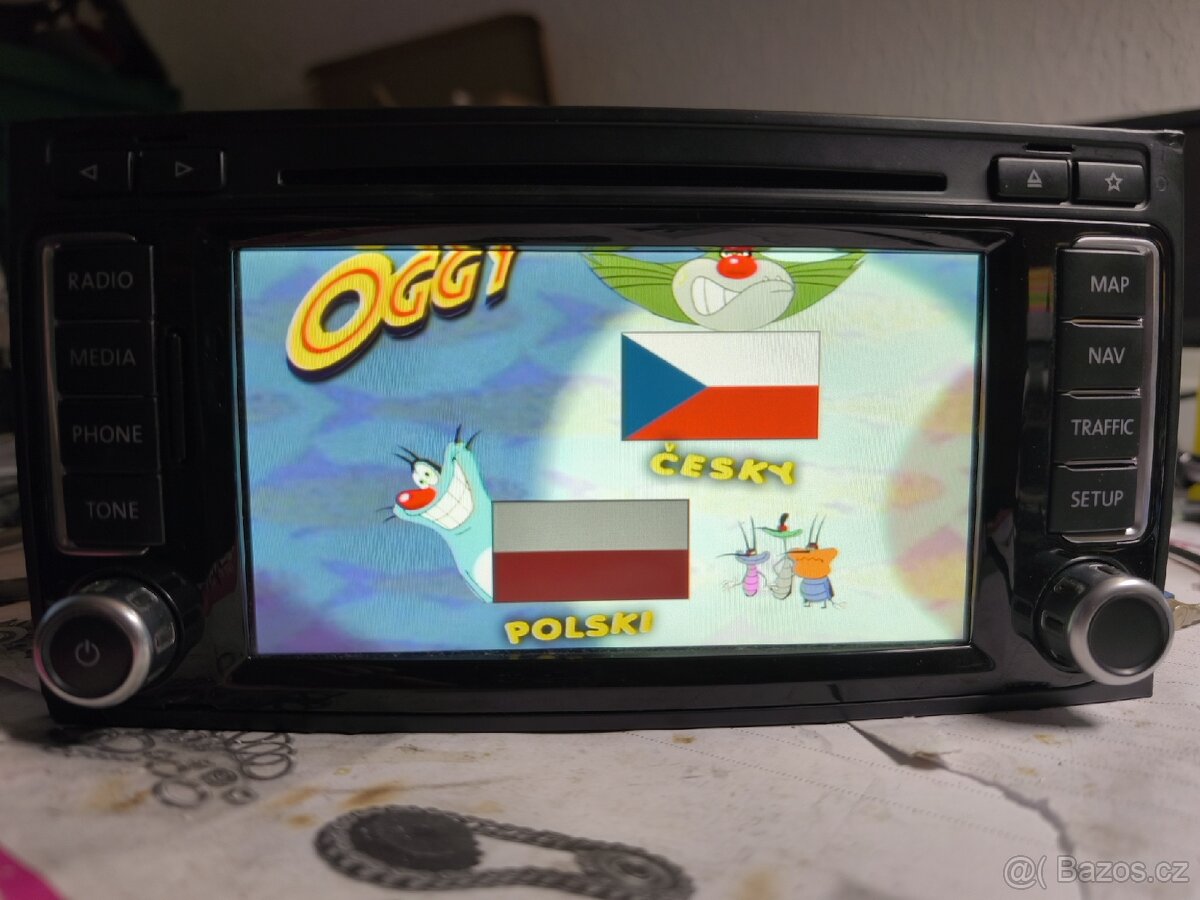 VW RNS510 7E0035680A LED Multivan aktualizované - 3