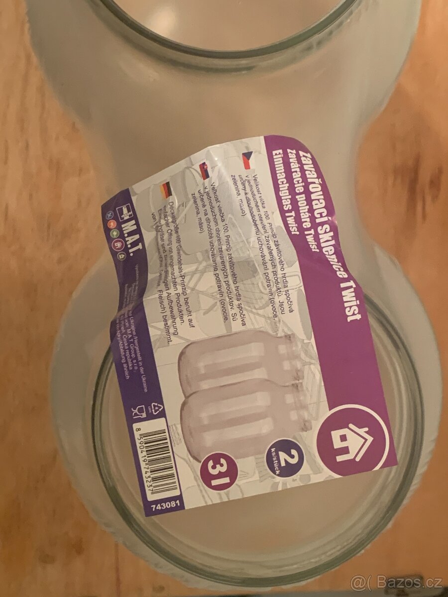 Zavařovací sklenice 3l zabalené (dvoubalení) - 3