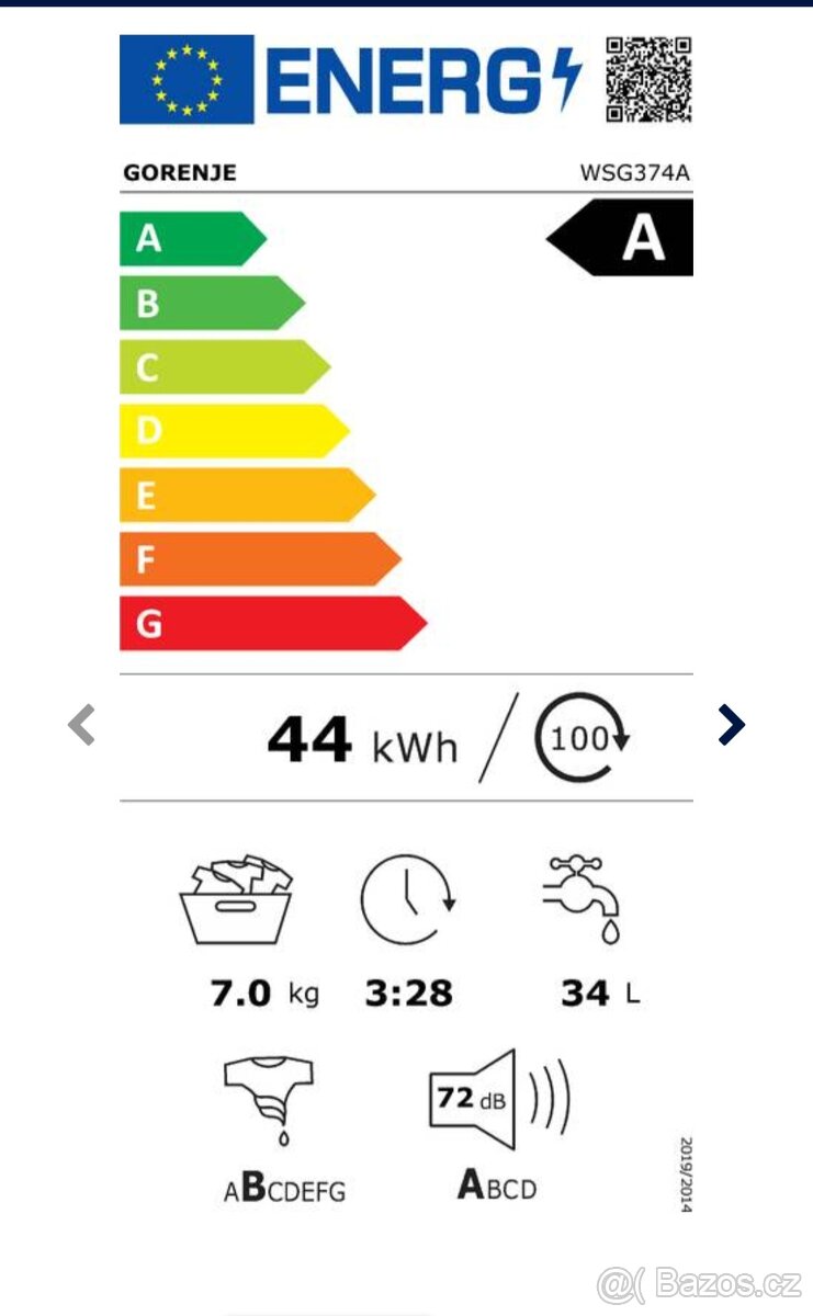 Pračka Gorenje, v záruce - 3