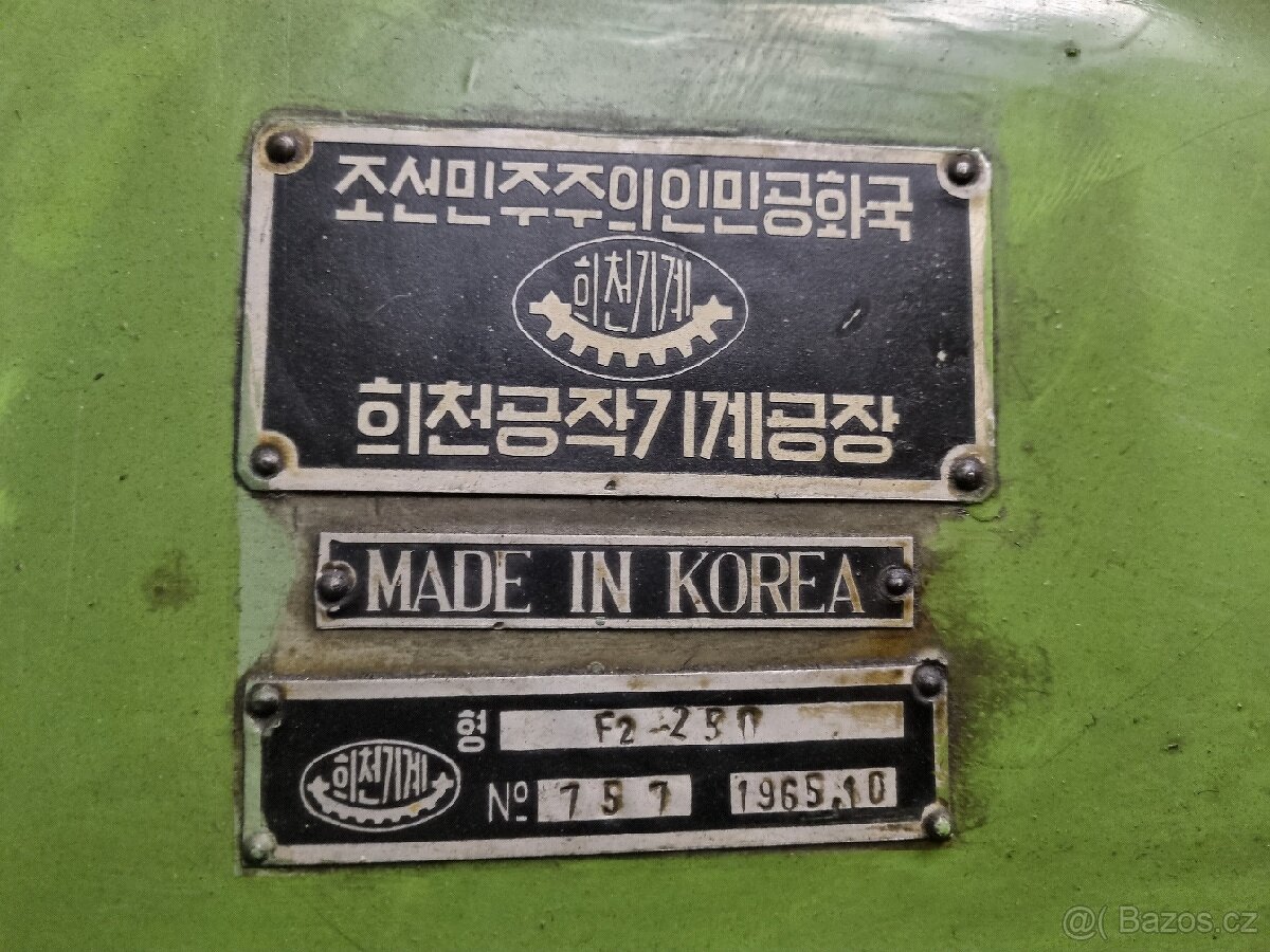 Prodam svislou frezku F2-250 - 3