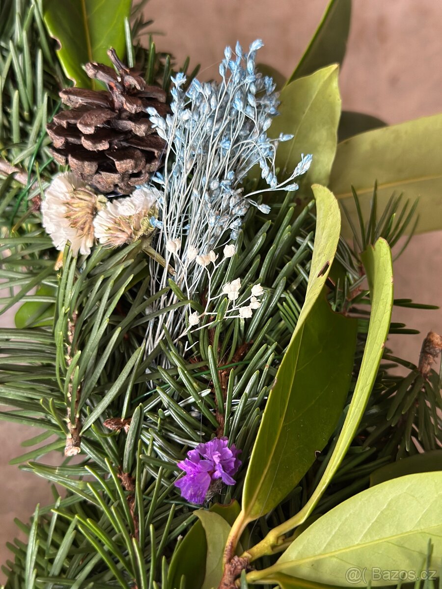 Vánoční věnec přírodní 40cm - 3