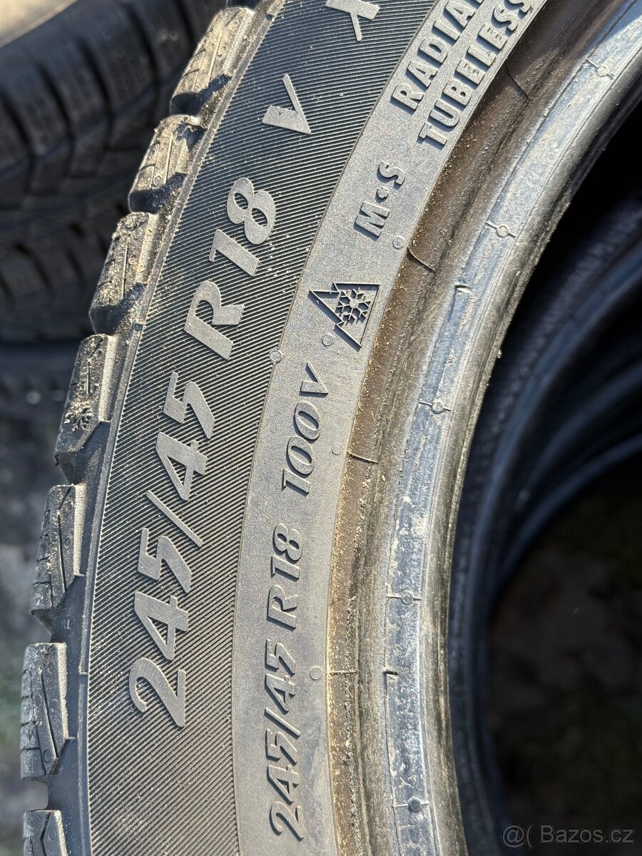 Prodam sady zimních pneu Matador 245/45r18 - 3